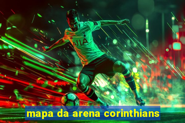 mapa da arena corinthians